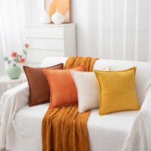 Soft Corduroy Pillow Cushion Cover